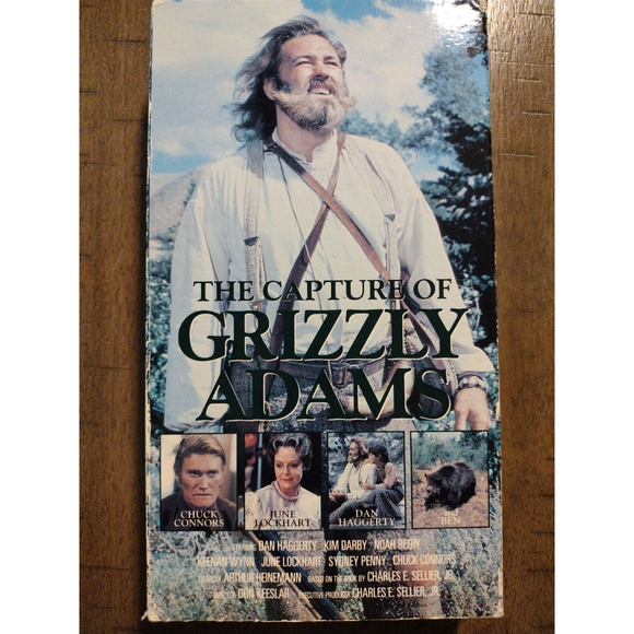 The Capture of Grizzly Adams (VHS, 1982) - Dan Haggerty/Chuck Connors - Picture 1 of 9